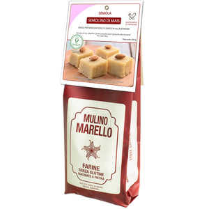 Gluten -freie Grieß von Mais